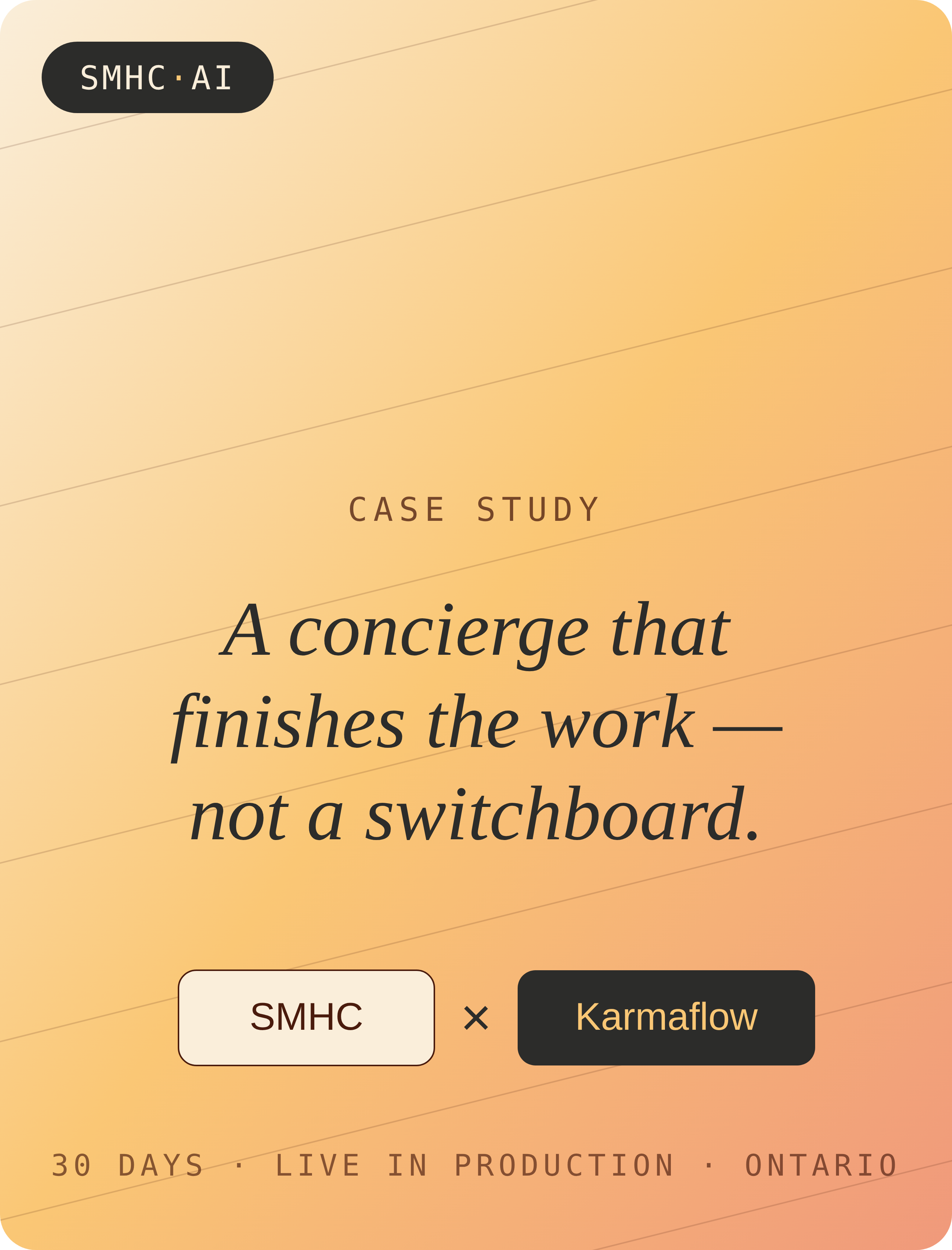 SMHC × Karmaflow case study cover